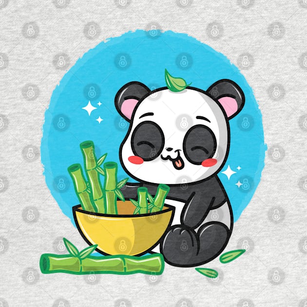 Kawaii panda by Freecheese